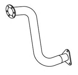 VOLVO 6864550-6 Exhaust Pipe